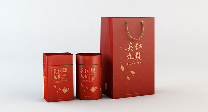 英紅九號茶葉包裝設(shè)計-廣東紅茶品牌提升包裝設(shè)計